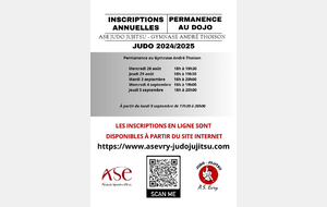 Permanences inscriptions 