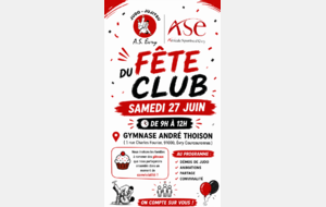 Fête du club 2026 🎉🥂