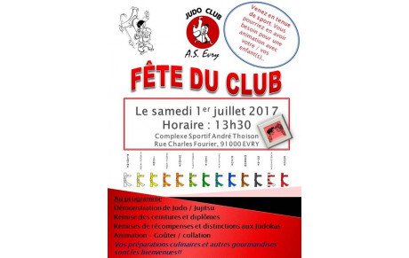 Fête du club à venir!!!